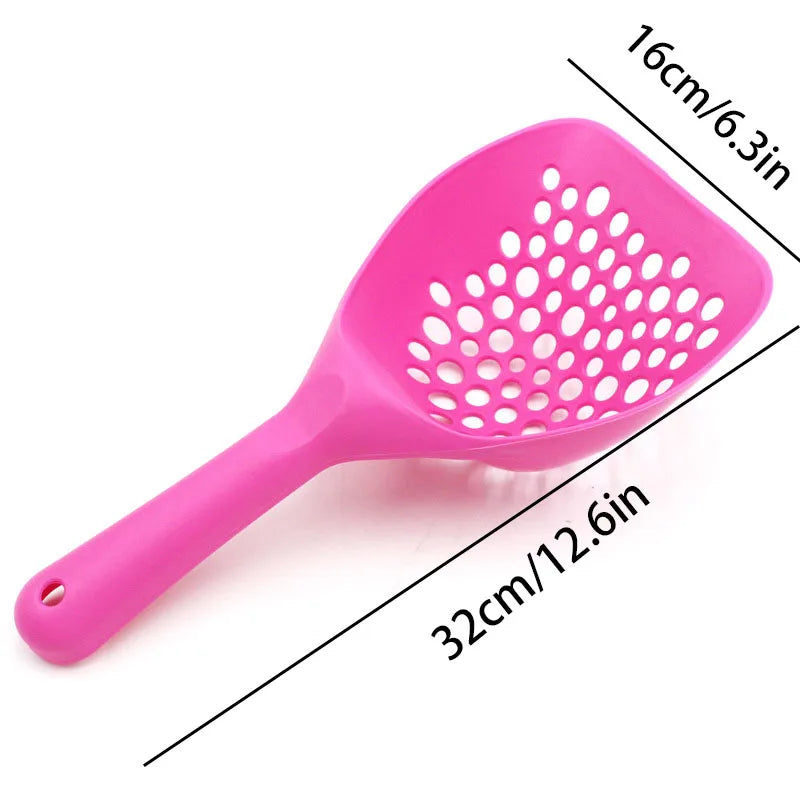 Large Cat Litter Scoop – Long Handle Deep Shovel for Easy Litter Box Cleaning