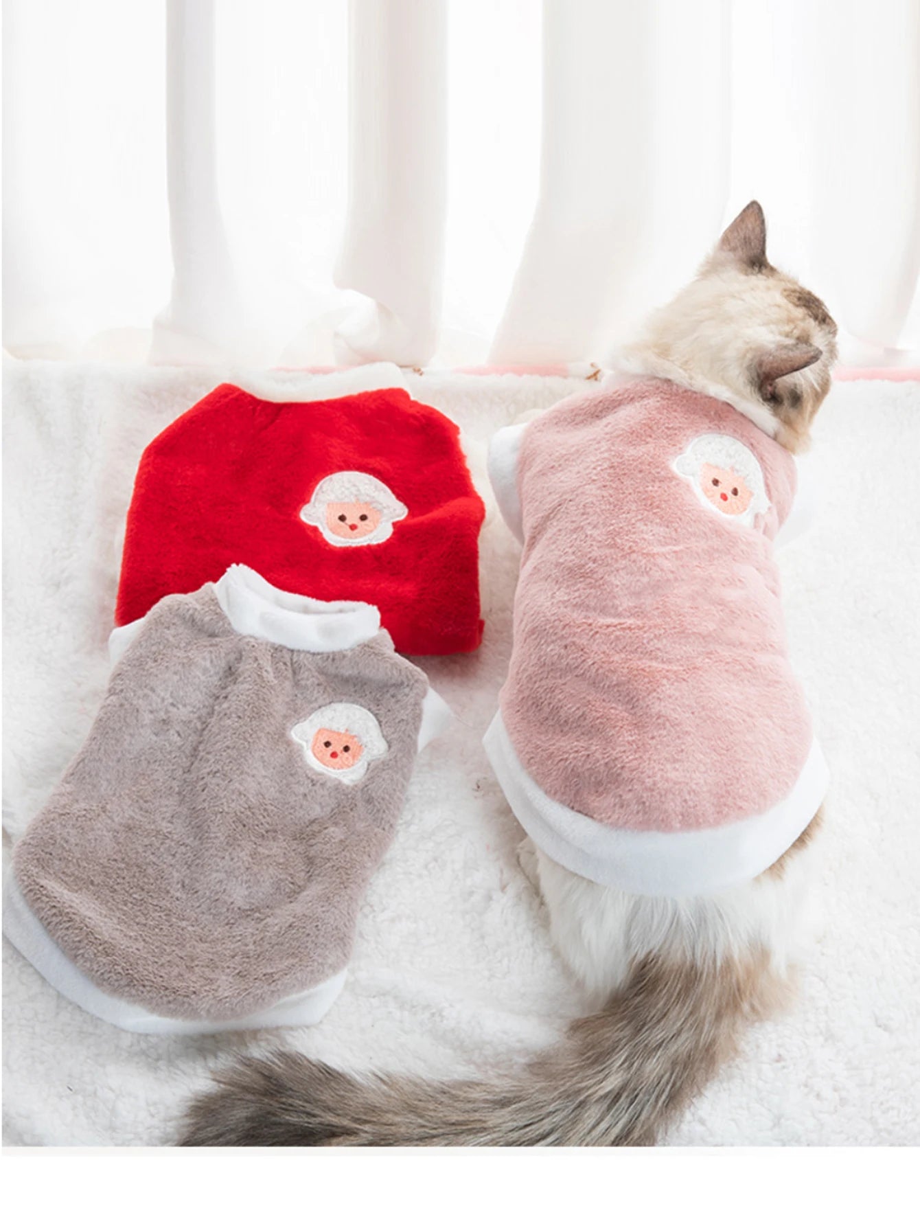 Soft Cat Vest – Warm Winter Clothing for Cats, Kittens & Small Dogs