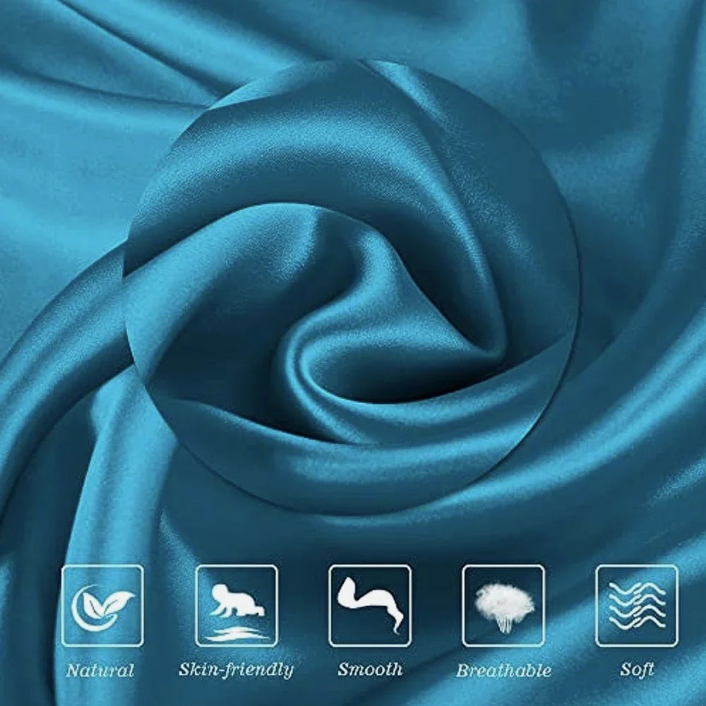 100% Natural Mulberry Silk Pillowcase - 22 Momme Luxury, Dual-Sided with Hidden Zipper - PULSE MART