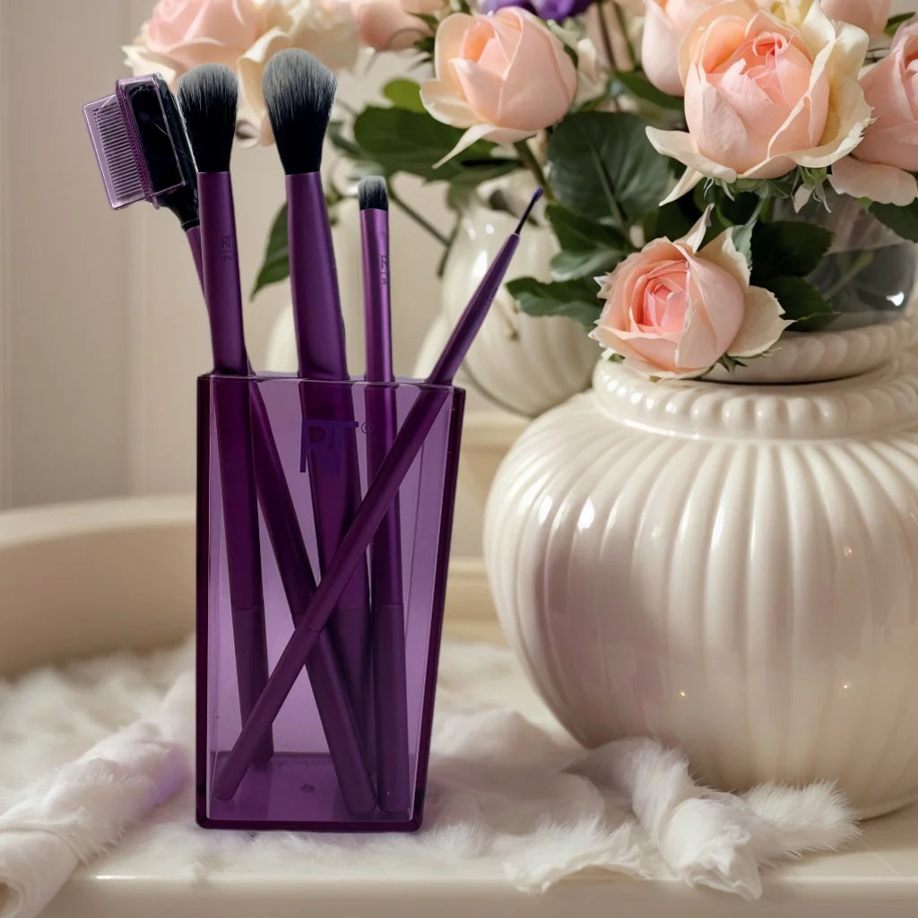 Makeup Brushes Tool Set Cosmetic Powder Eye Shadow Foundation Blush Blending Beauty Make Up Real Techniques Brush - PULSE MART