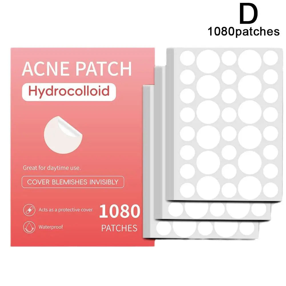 200–1080PCS Invisible Hydrocolloid Pimple Patches - PULSE MART