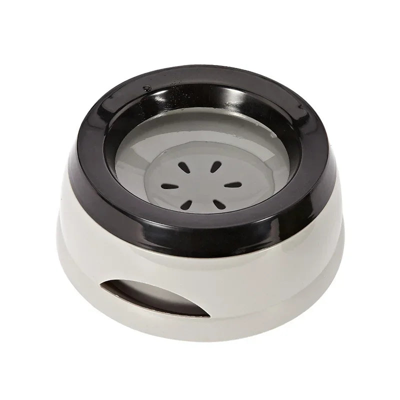 No-Wet Mouth Floating Dog Water Bowl - Anti-Spill Portable Outdoor Drinker