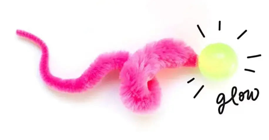 Interactive Cat Bouncing Ball Toy – Colorful Elastic Worm Teaser for Indoor Cats & Kittens