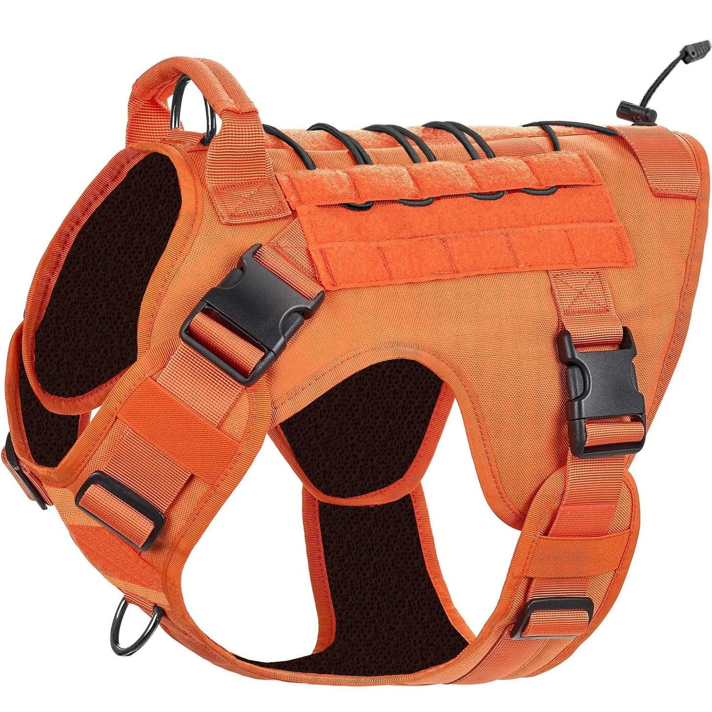 Tactical Service Dog Harness: No-Pull Vest with Hook & Loop Panels