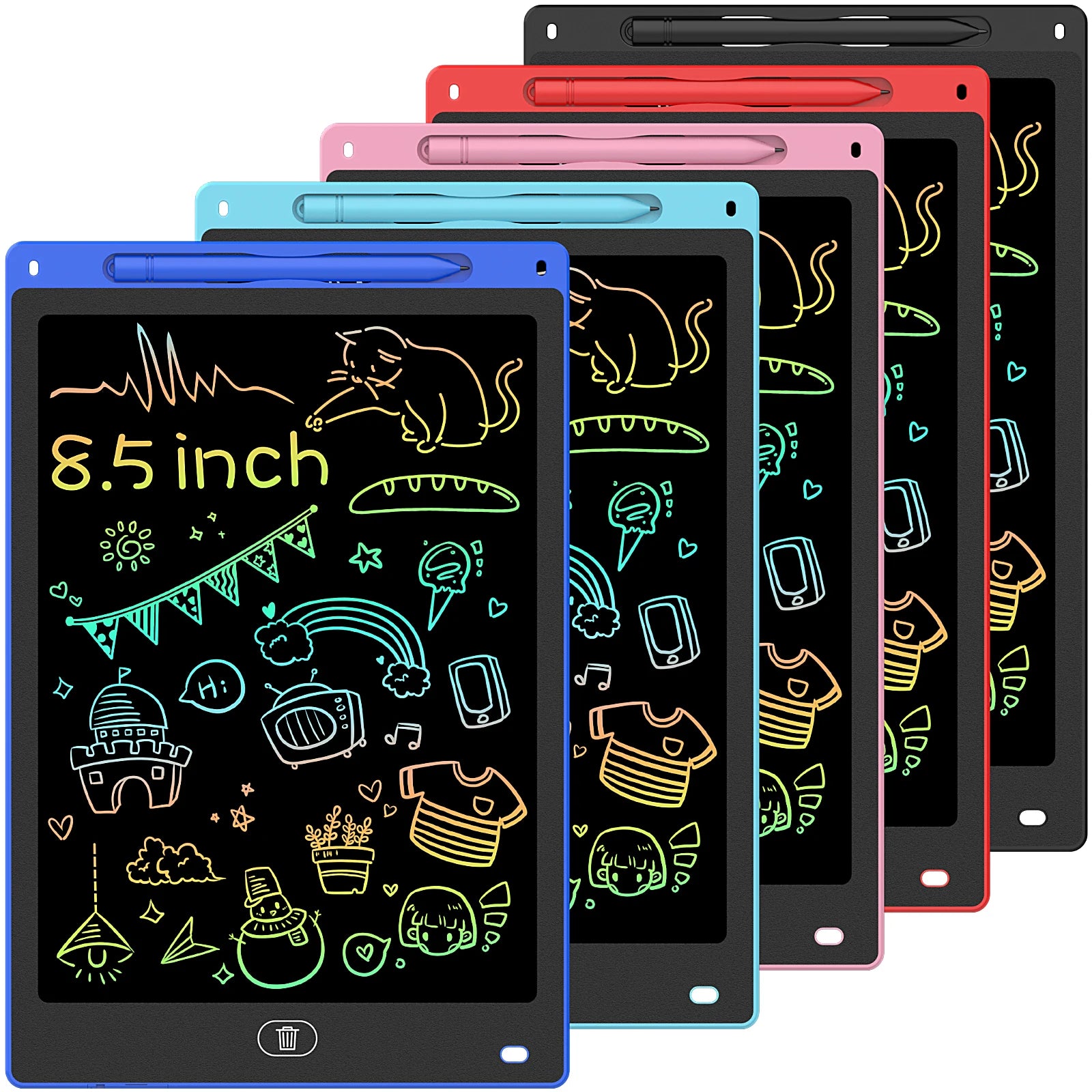 8.5/10/12 Inch LCD Writing Tablet Digital Drawing Tablet Handwriting Pads Portable Electronic Doodle Board for Kids