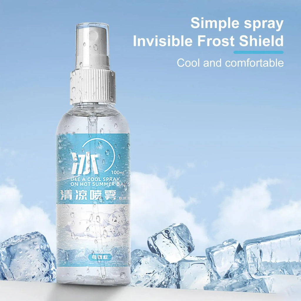 100ml Cooling Spray Refreshing Cool For Body Fine Mist Body Cooling Spray