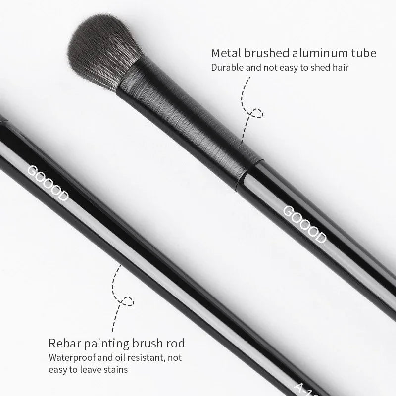 6-Piece Professional Eyeshadow Brush Set - Soft and Versatile for Contouring, Eyeliner, and Eyebrow Application - PULSE MART