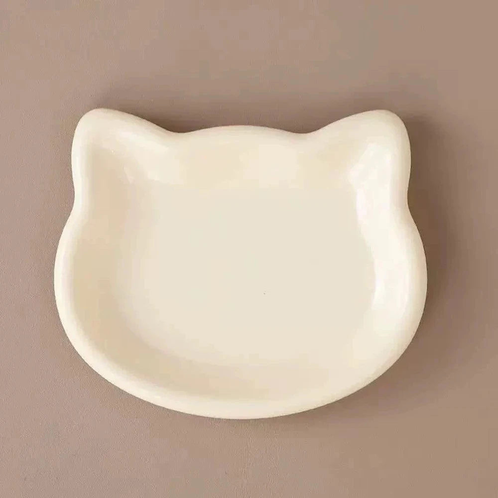Cat-Shaped Pet Bowl – Non-Slip Food & Water Bowl for Cats & Small Pets