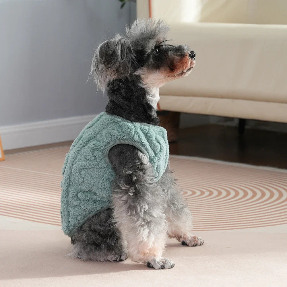 Cute Fleece Cat Sweater – Warm Autumn & Winter Pullover for Cats, Kittens & Small Dogs