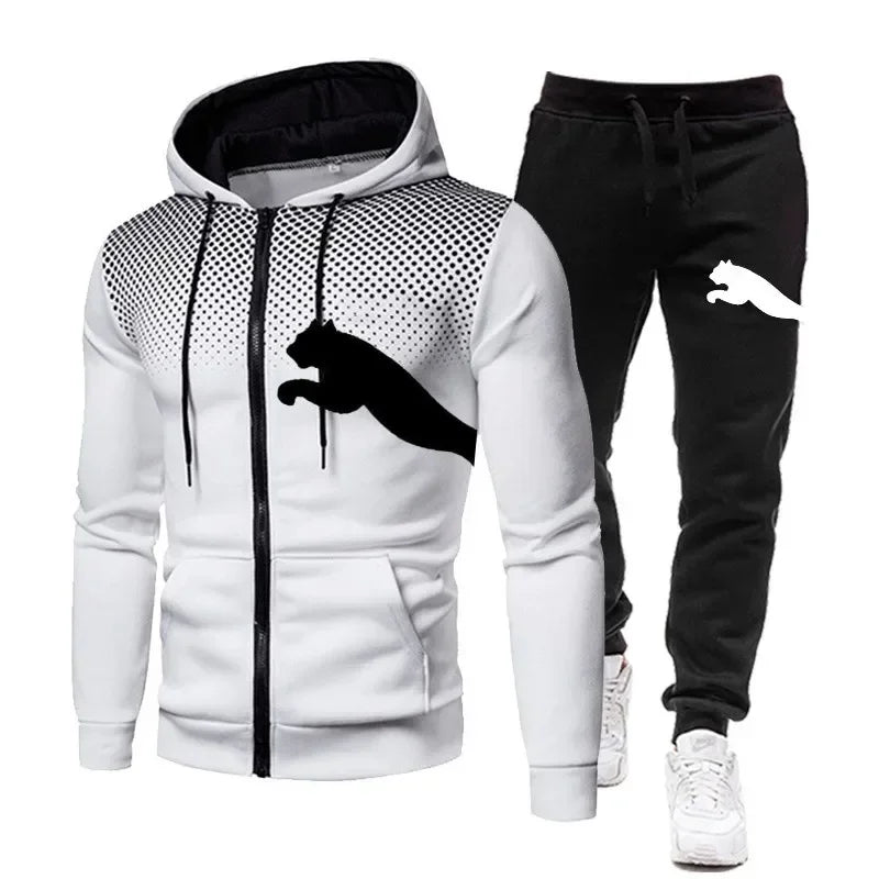 Hoodies Sets Men's Clothing Fashion Autumn/Winter Designer Clothing Hooded Jacket