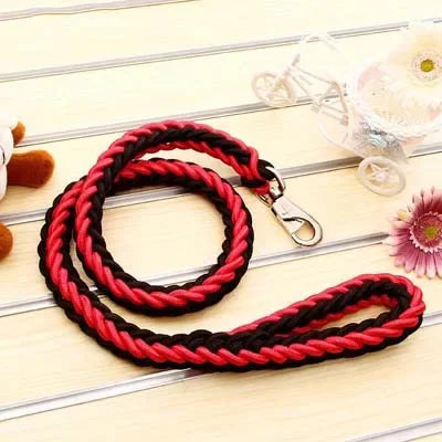 4.5ft Heavy Duty Braided Dog Leash - Durable Nylon Lead for All Sizes
