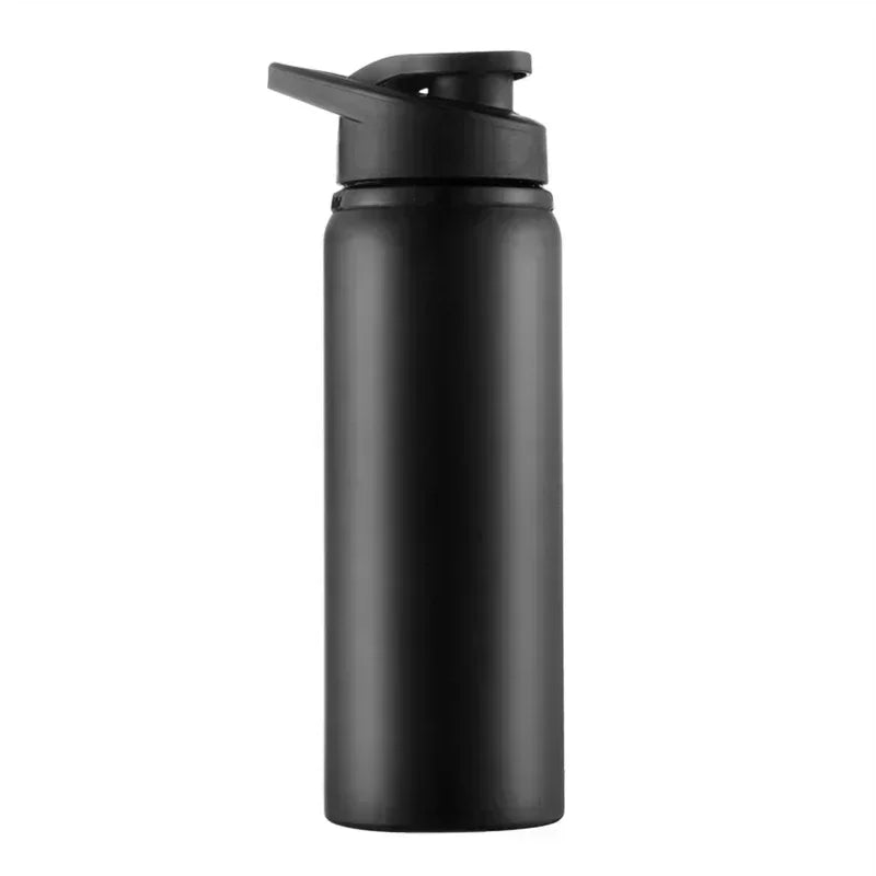 1-15PCS Portable Stainless Steel Bicycle Water Bottle Straight Drinking Outdoors Sports Travel Kettle Metal Water Bottle - PULSE MART