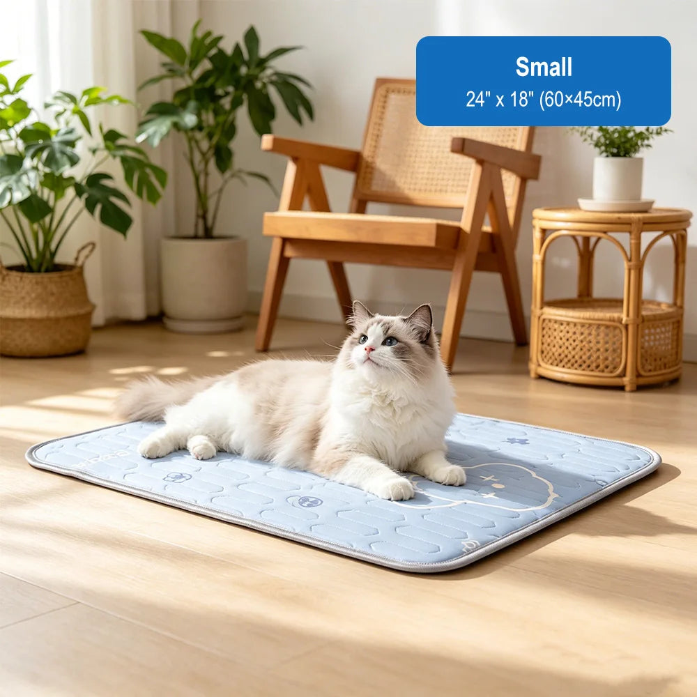 Summer Pet Cooling Mat, Ice Pad Blanket Sofa Cushion
