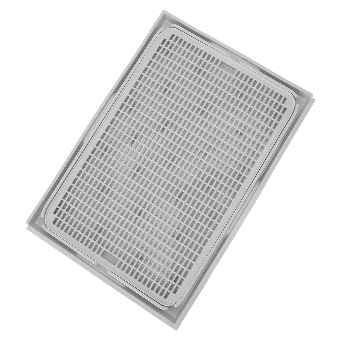 Cat Litter Trapping Mat – Spacious Double-Layer Washable Non-Slip Cat Litter Catcher