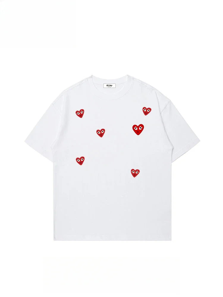 Men’s Short-Sleeved T-Shirt – Loose Casual Printed Summer Top