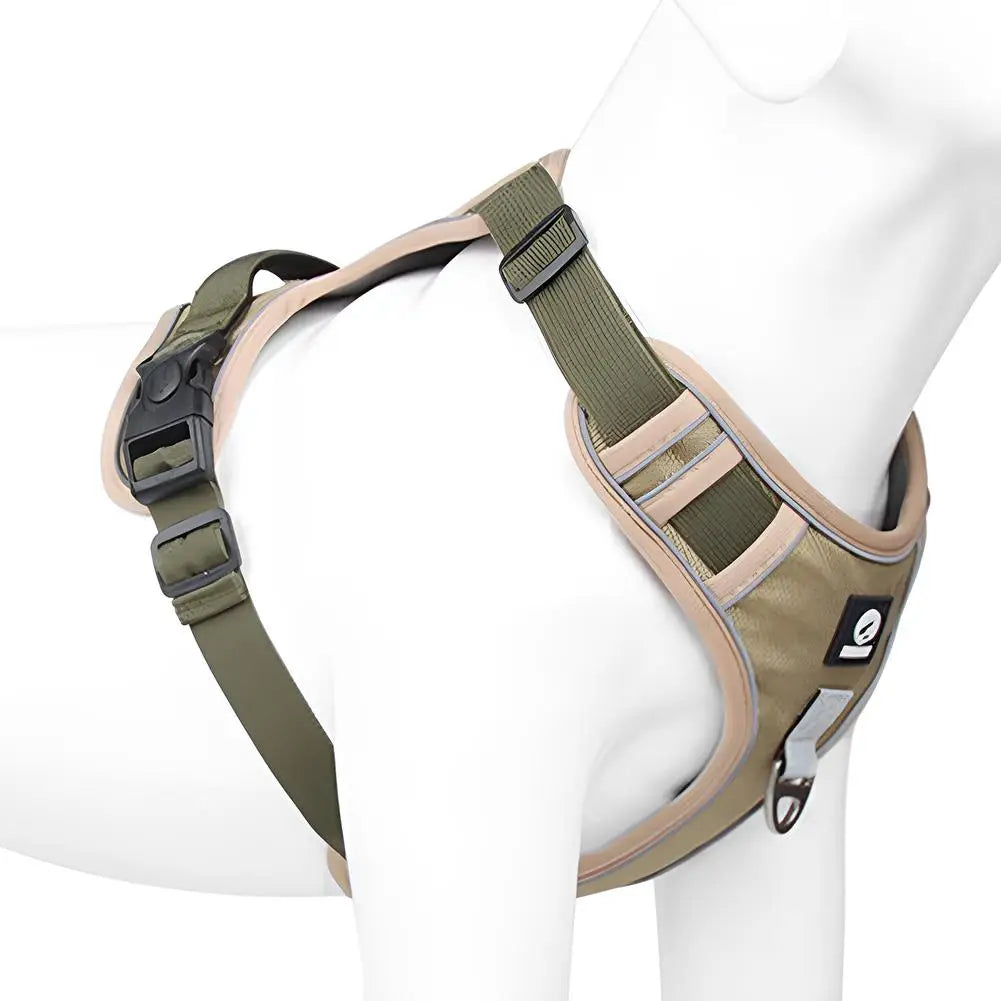 Heavy-Duty Oxford Dog Harness: Reflective Training Vest for Medium & Large Breeds