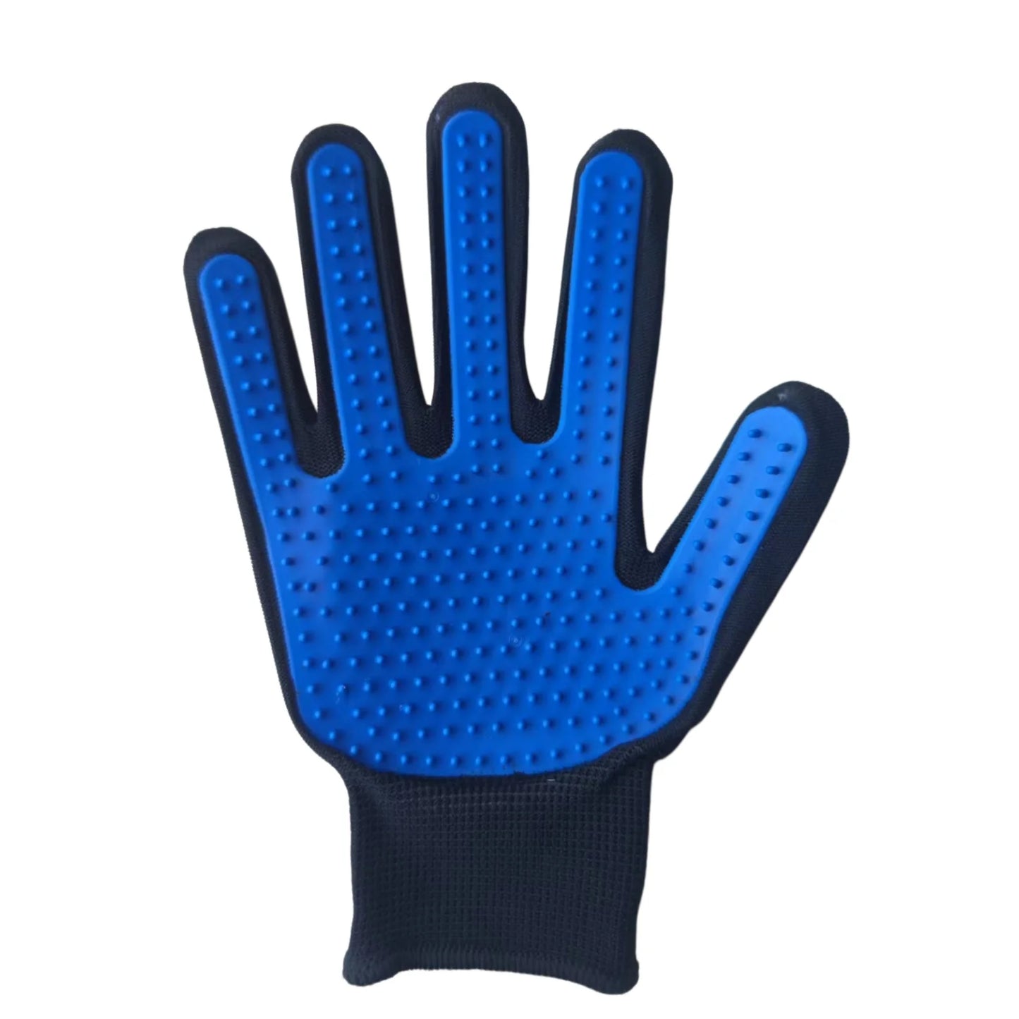 True Touch Pet Grooming Gloves - Silicone Deshedding Brush & Bath Mitt