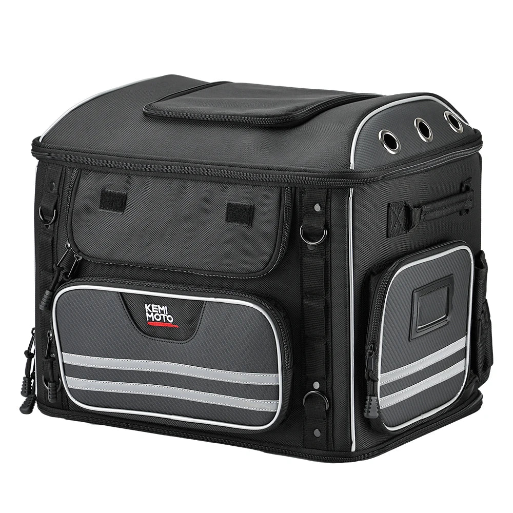 Motorcycle Pet Carrier Bag – Dog & Cat Carrier for Harley Touring, Street Glide, Road King & Trike Models