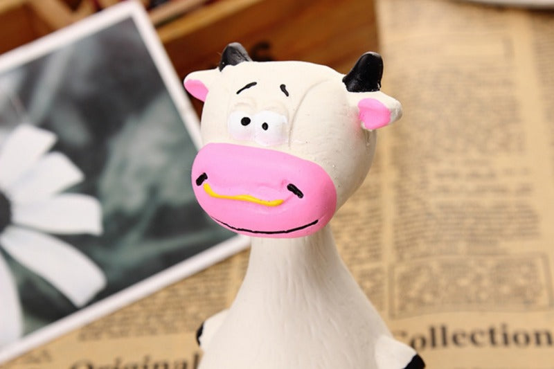 Cartoon Voice Rubber Dog Toy - Tough Molar Cleaner for Teddies & Frenchies