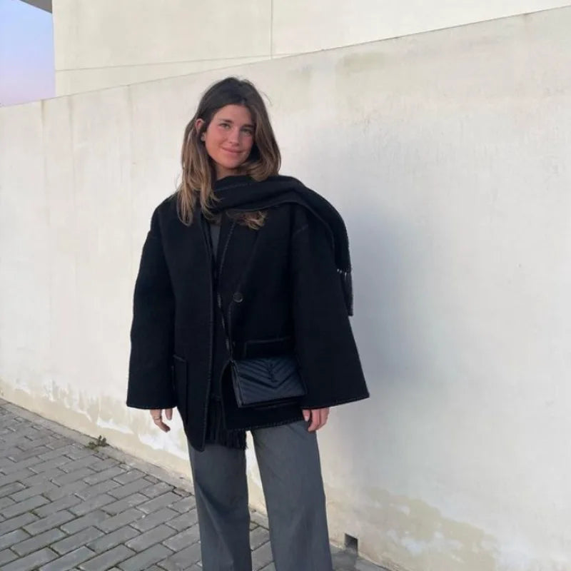 Women’s Fashion Woolen Coat – Autumn/Winter 2024 Collection - PULSE MART