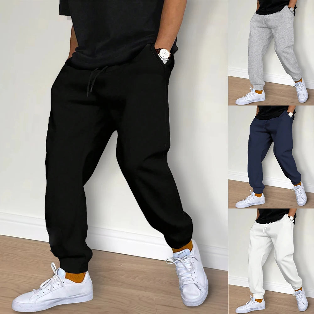 Men's Pants Casual Fashion Sports Pants Gym Sport Trousers Jogger Sweatpants Running