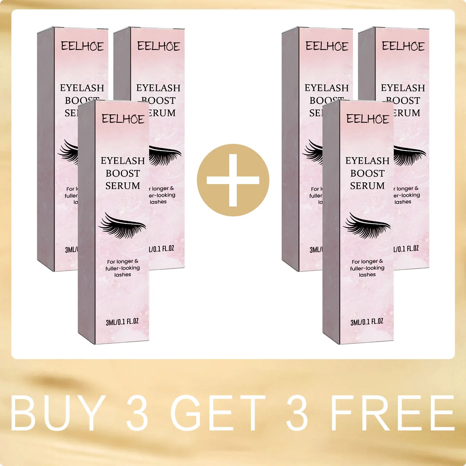 7-Day Eyelash Growth Serum - 3ml Enhancer for Curled, Thickened, and Strengthened Lashes and Brows - PULSE MART