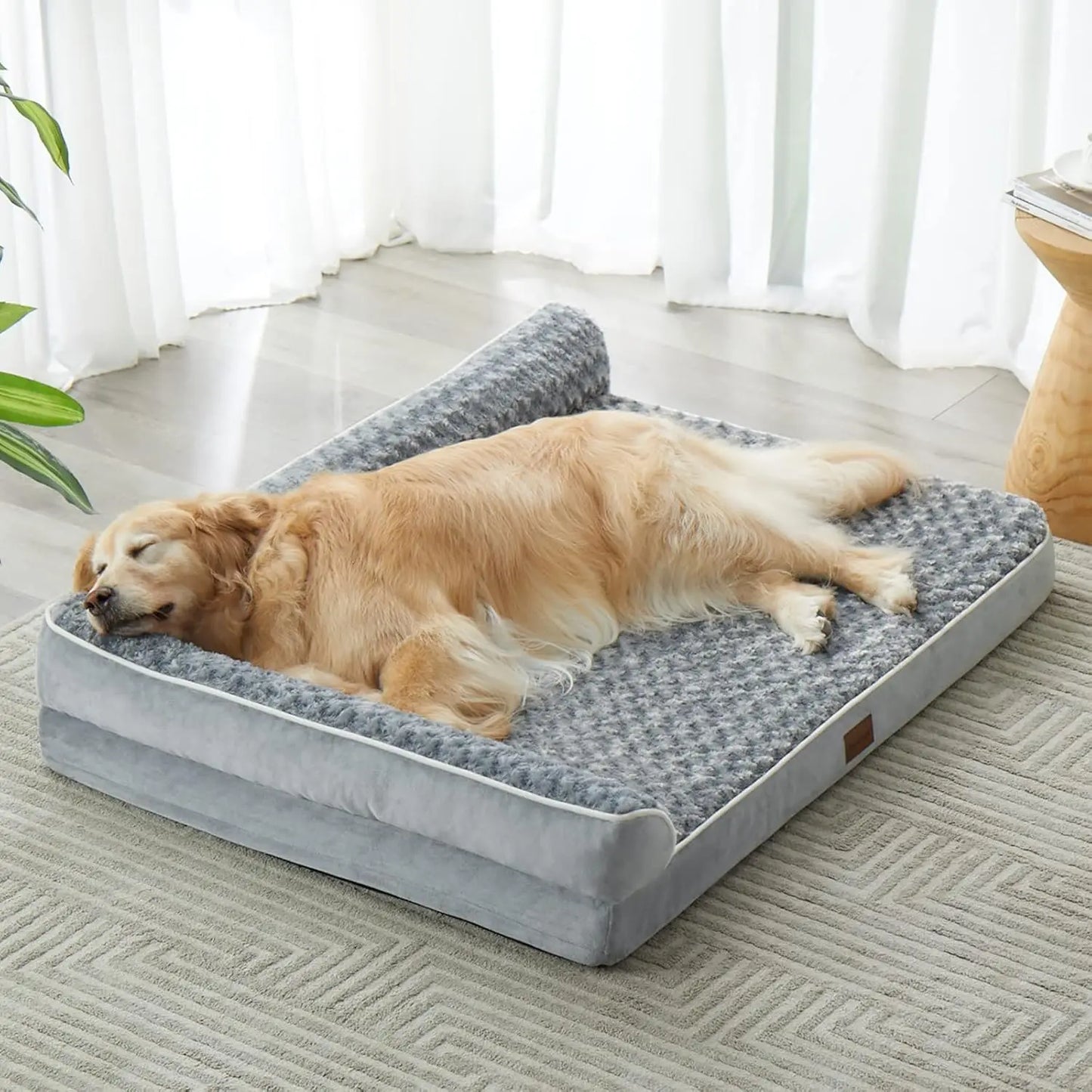 Orthopedic Dog Bed for Large Dogs, Waterproof Washable Sofa Bed