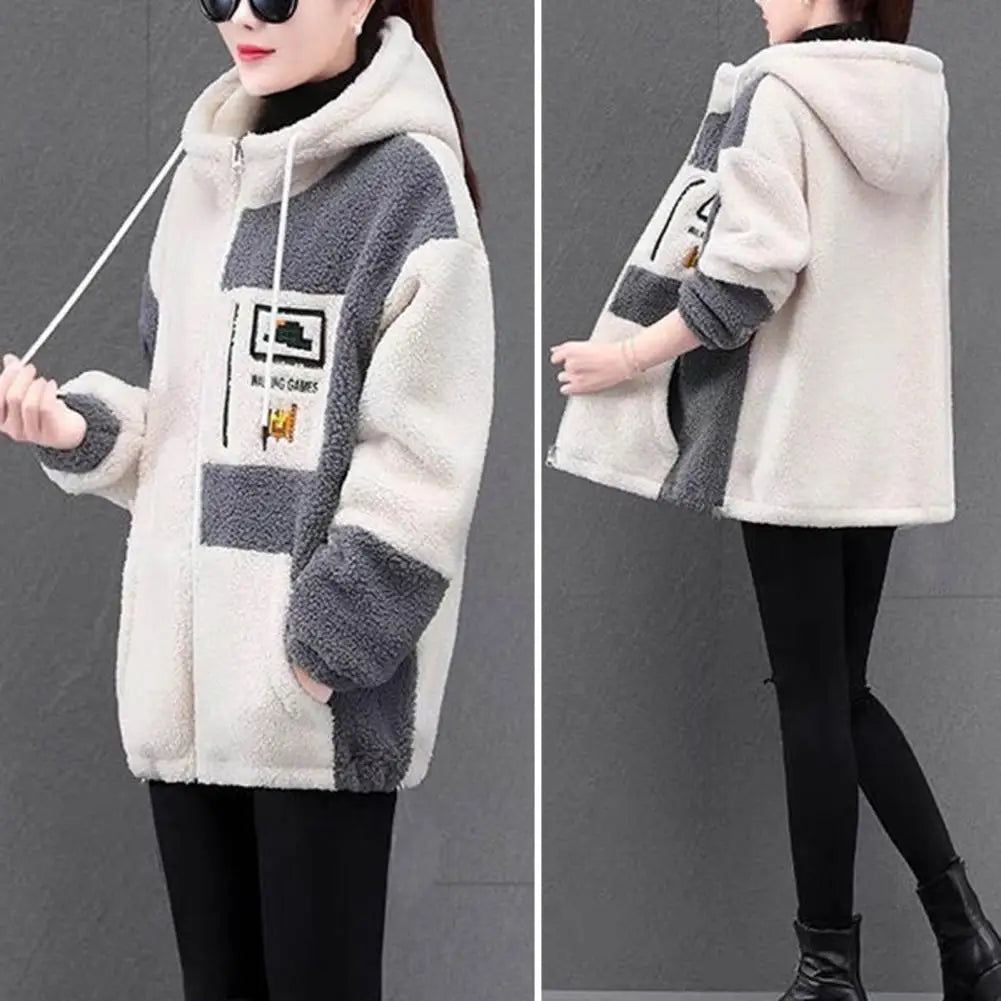 Winter Fashion Women’s Hooded Fleece Coat - PULSE MART