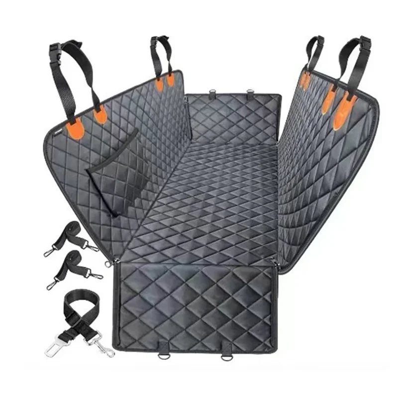 Waterproof Dog Car Seat Cover, Heavy-Duty Back Seat Travel Hammock