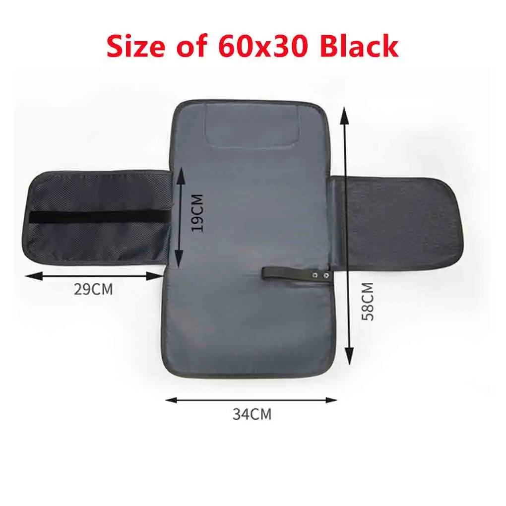 3 in 1 Diaper Changing Pad Portable Baby Changing Pad with Pockets Waterproof Travel Diaper Changing Hand Folding Diaper Bag - PULSE MART