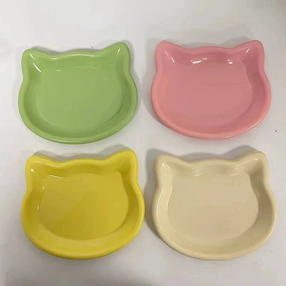 Cat-Shaped Pet Bowl – Non-Slip Food & Water Bowl for Cats & Small Pets