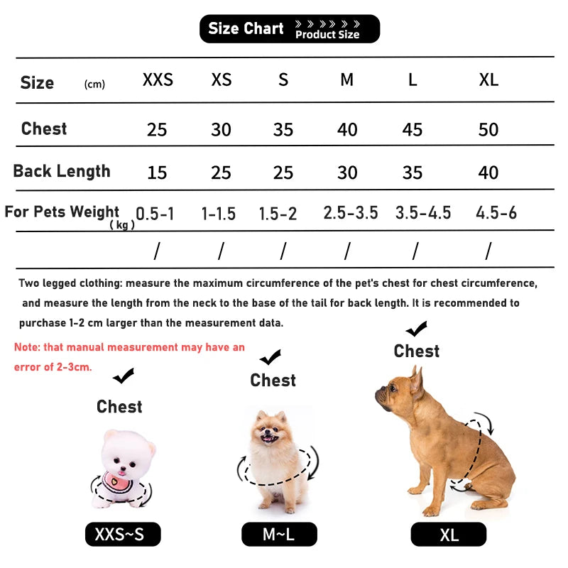 Cute Flannel Dog Winter Vest - Soft Puppy Puffer Jacket for Small Dogs & Cats