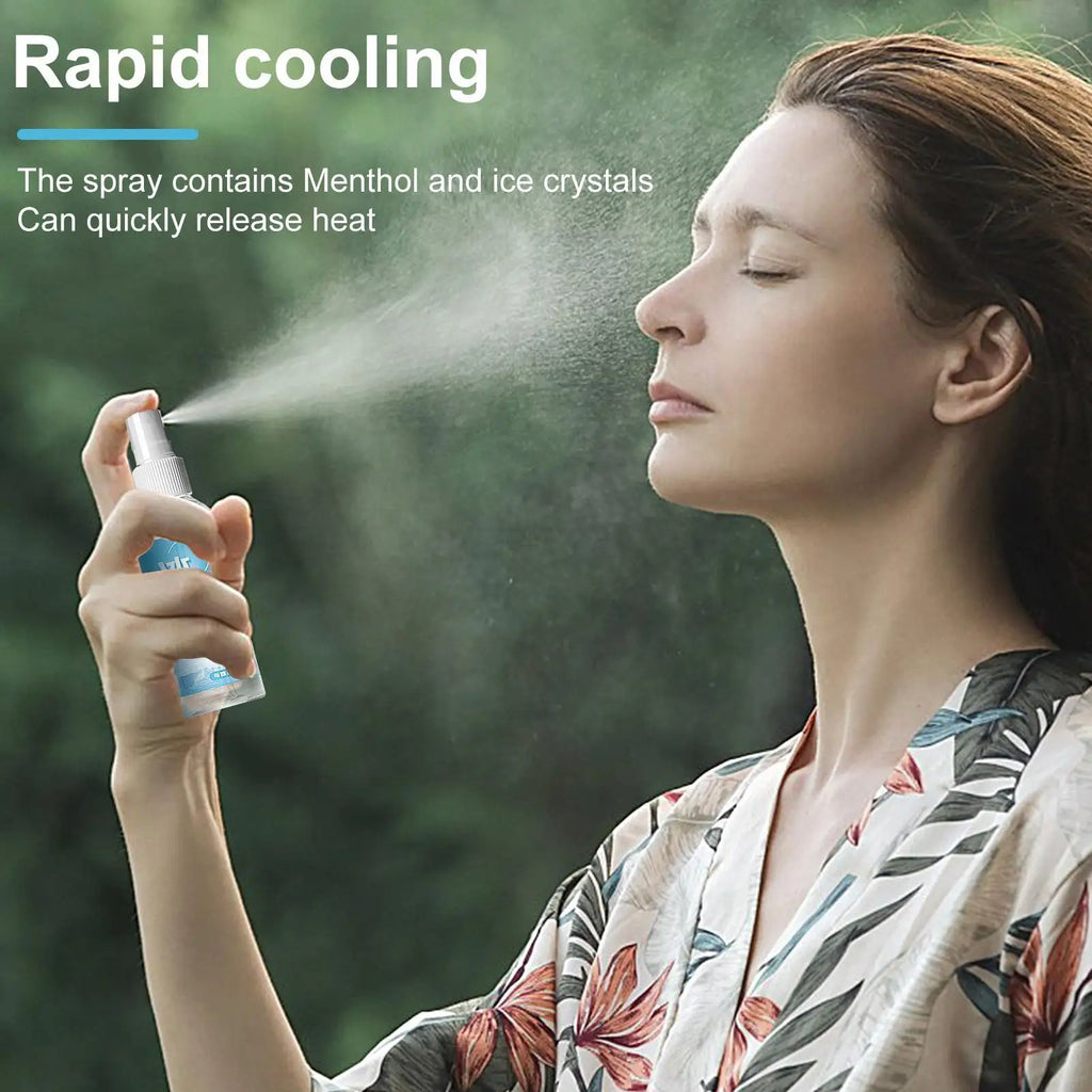 100ml Cooling Spray Refreshing Cool For Body Fine Mist Body Cooling Spray