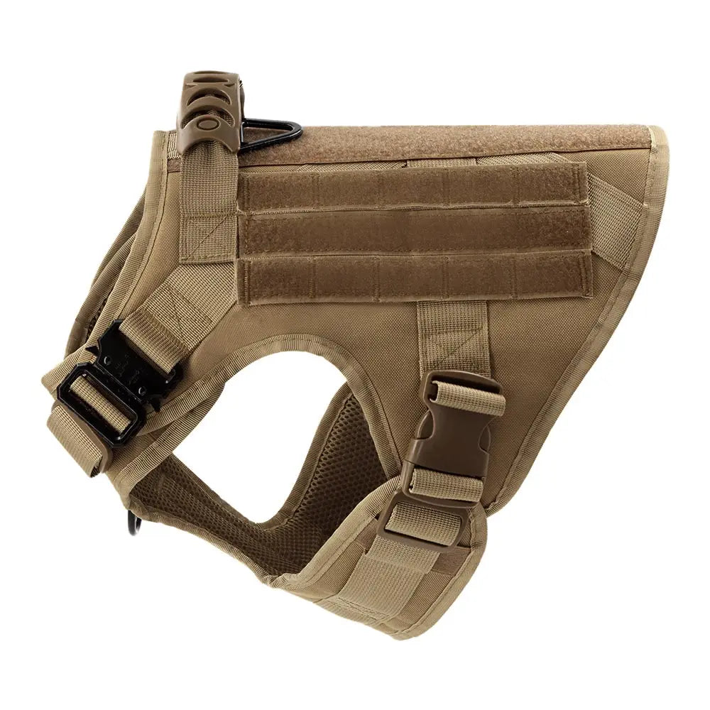 Military Tactical Dog Harness: Heavy-Duty Training Vest for German Shepherds