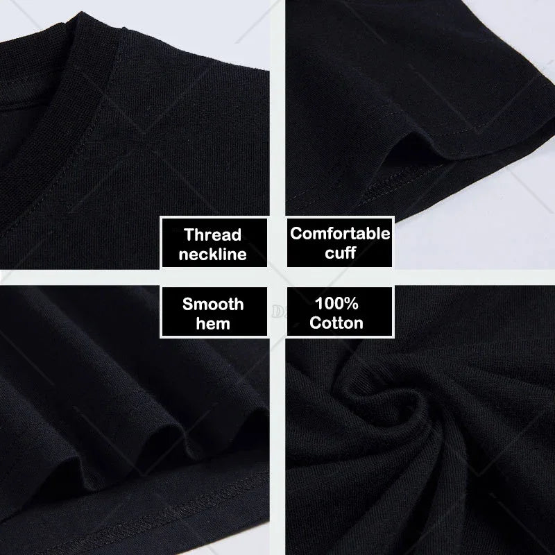 Men’s Graphic T-Shirt – Mahmoud Darwish Arabic Calligraphy Quote Tee, Harajuku Goth Streetwear