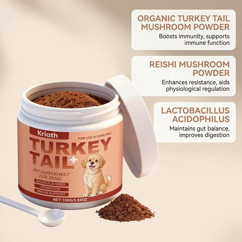 100g Dog Immune Support Powder – Daily Immunity Defense & Wellness Supplement