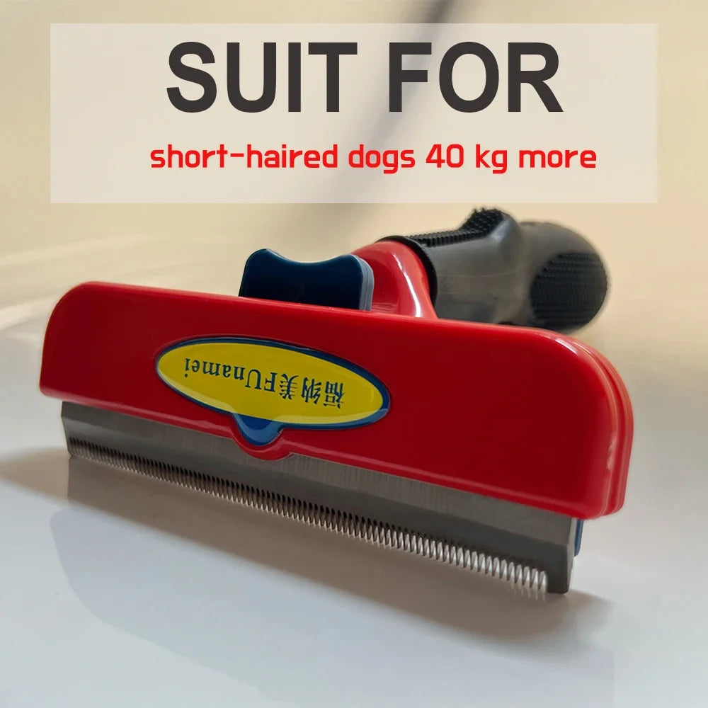 Dual-Sided Pet Dematting Comb - Anti-Lice Knot Remover for Dogs & Cats