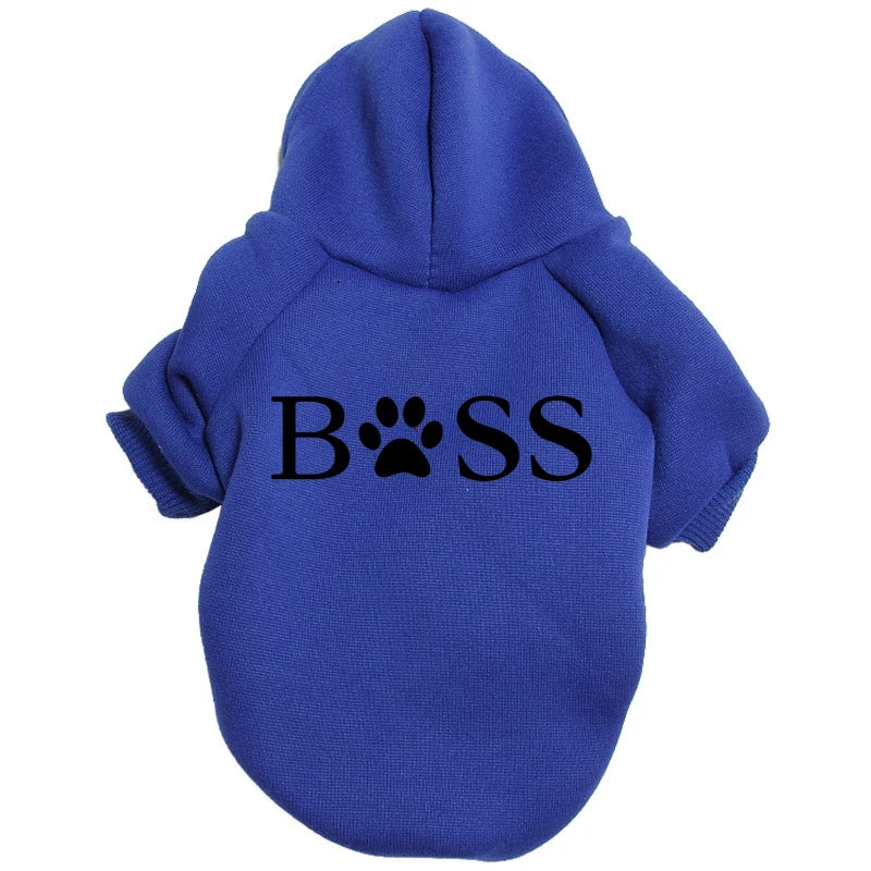 Thermal Winter Puppy Pyjamas - Warm Fleece Lounge Hoodie for Small Dogs