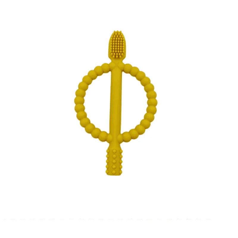 1pcs Baby Silicone Teether BPA Free Food Grade Baby Teething Silicone Molar Stick For DIY Pacifier Chain Babies Toys Accessorie - PULSE MART