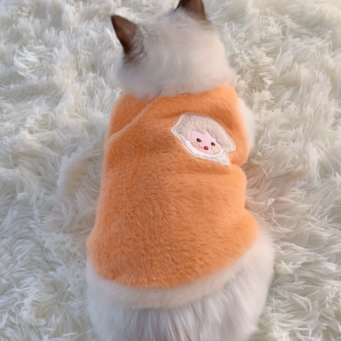 Warm Cat Sweater Vest – Soft Winter Clothing for Cats, Kittens & Small Dogs