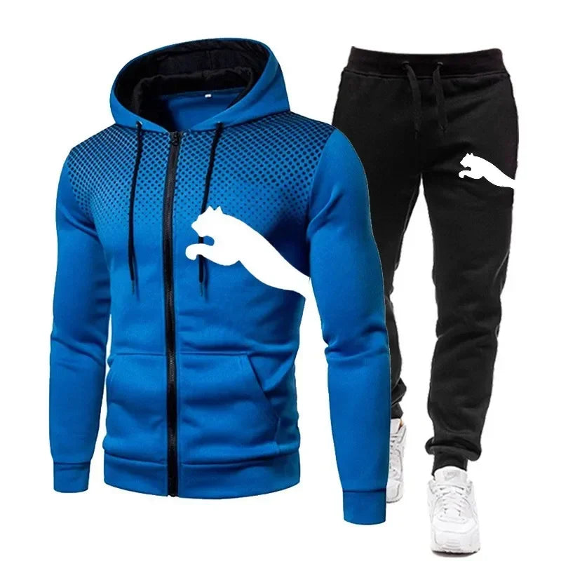 Hoodies Sets Men's Clothing Fashion Autumn/Winter Designer Clothing Hooded Jacket