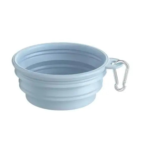 Macaron Portable Folding Bowl - Aesthetic Silicone Travel Pet Feeder