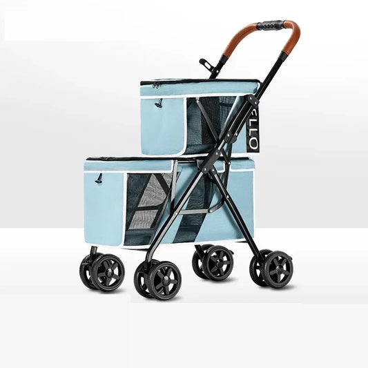 The Adventure Double-Layer Multi-Pet Stroller