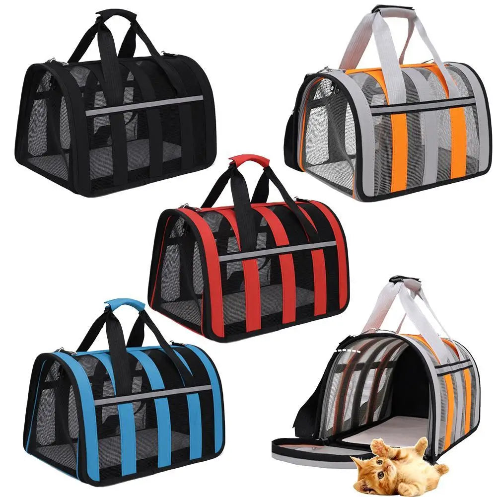 Airline Approved Pet Travel Bag – Portable Carrier for Dogs, Cats & Puppies (S/M/L)