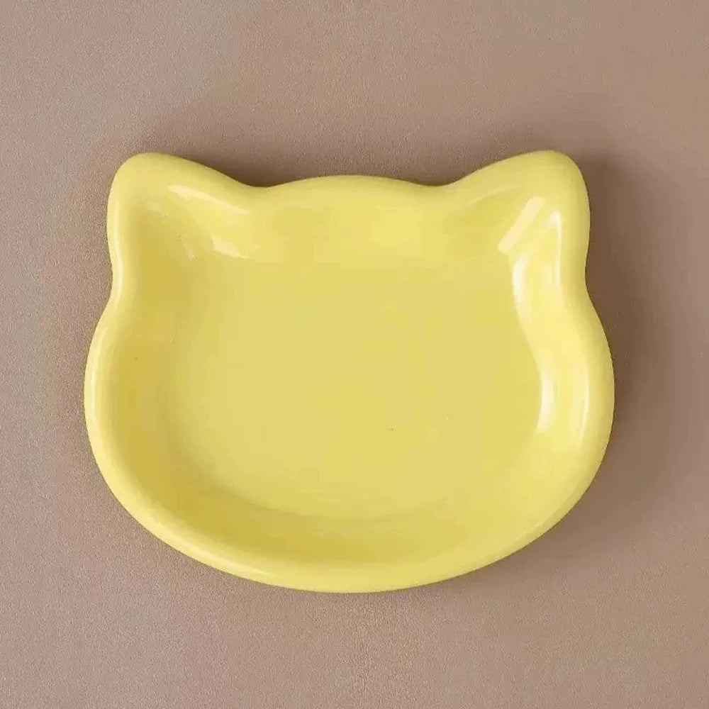 Cat-Shaped Pet Bowl – Non-Slip Food & Water Bowl for Cats & Small Pets