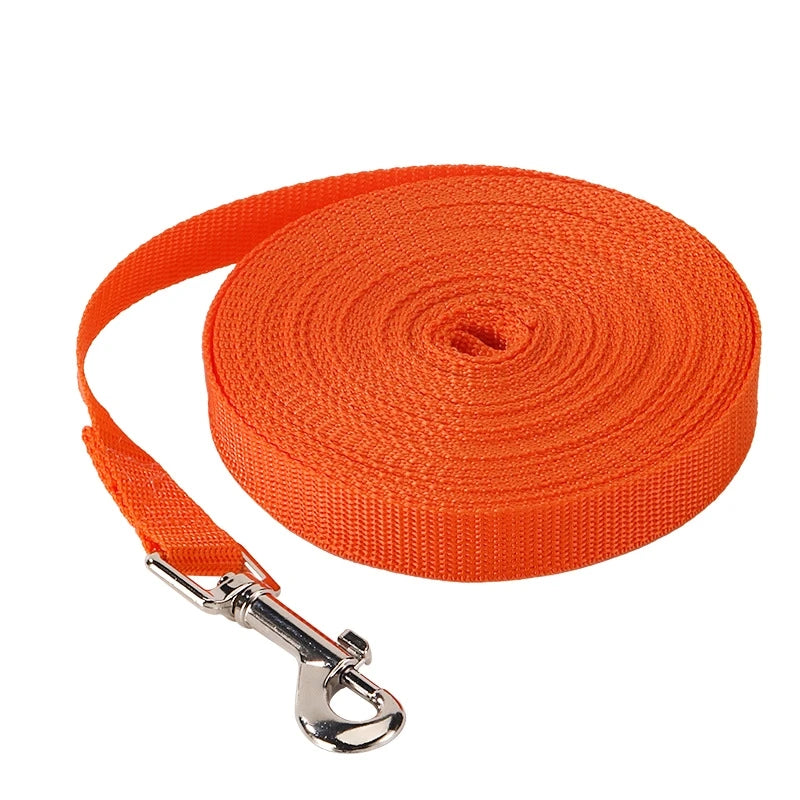 Long Dog Training Leash (1.2M - 30M) - Extended Nylon Tracking Rope
