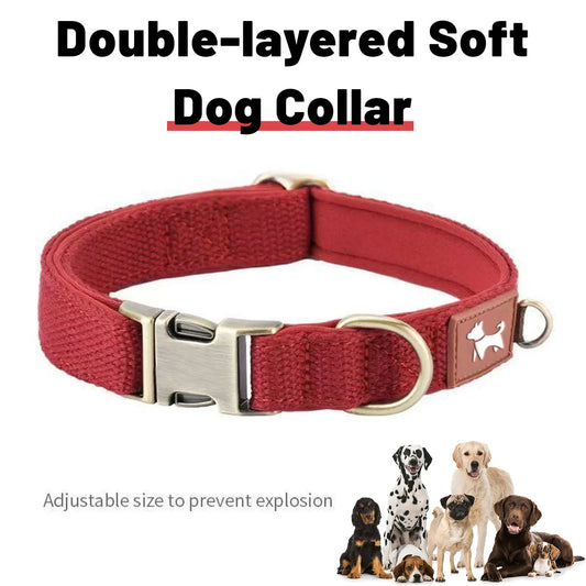 Anti-Lost Reflective Dog Collar - Outdoor Heavy Duty Pet Neckband
