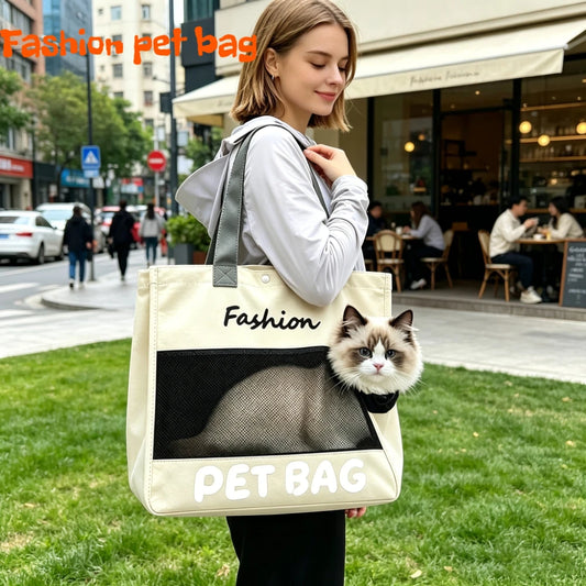 Pet Cat Carrier Backpack – Breathable Travel Backpack for Cats & Small Dogs
