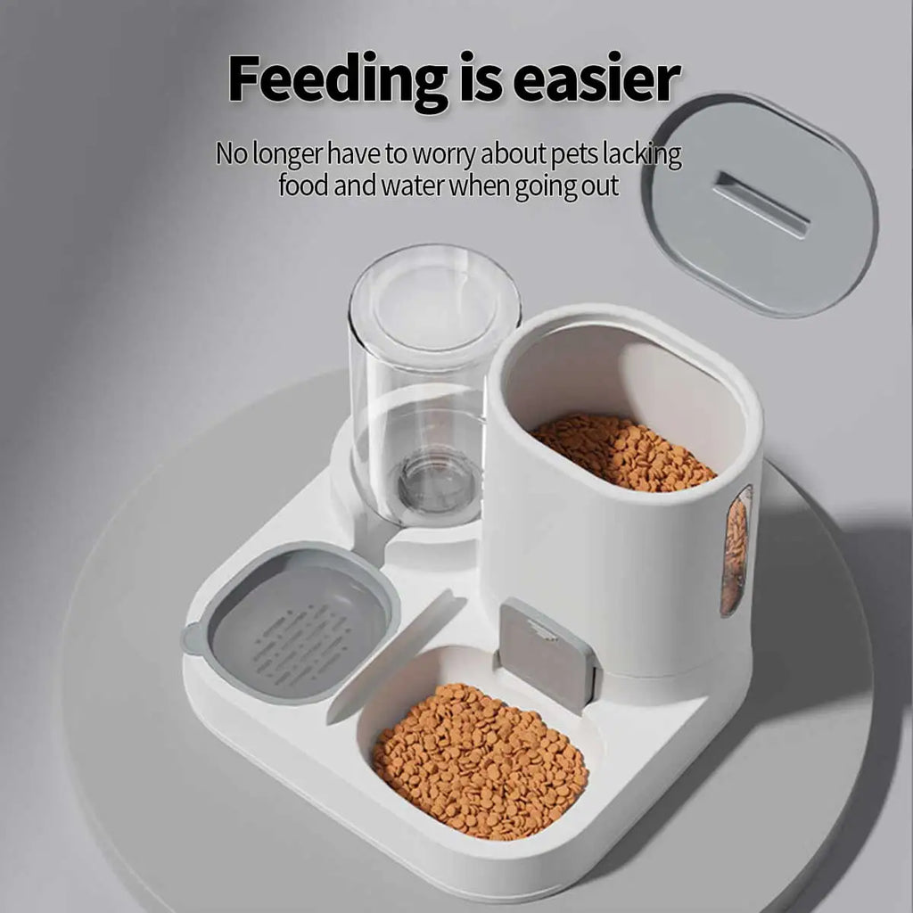 “Automatic Pet Feeder & Water Dispenser cat & dog