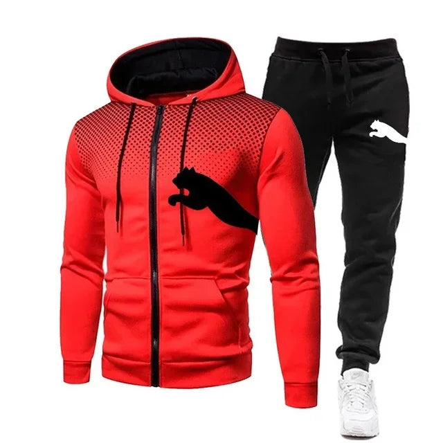 Hoodies Sets Men's Clothing Fashion Autumn/Winter Designer Clothing Hooded Jacket